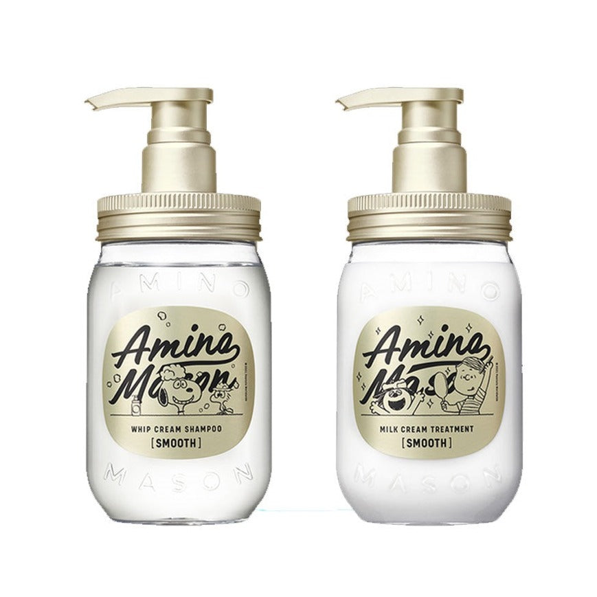 Amino Mason Shampoo + Treatment Set - Limited Snoopy Edition (2pc) - Smooth
