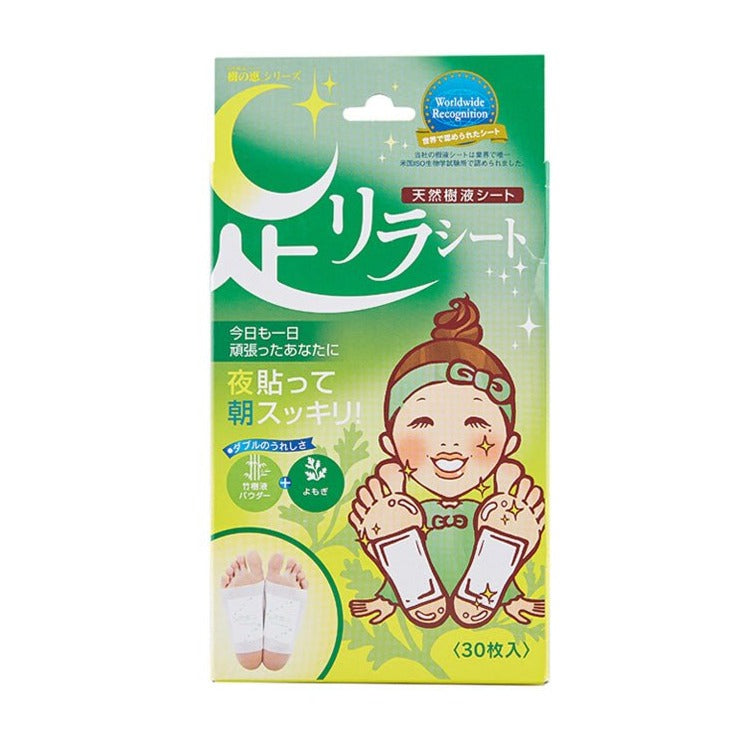 Ashirira Foot Relax Sheet: Mugwort (2 PCs / 1 BOX)