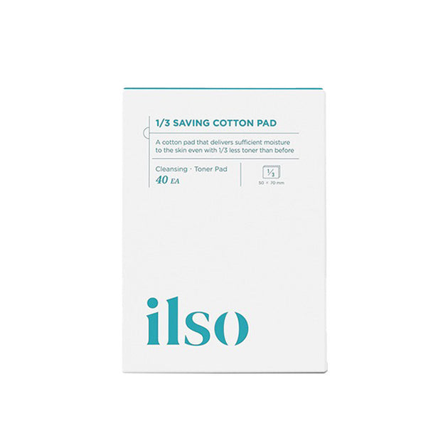 ILSO 1/3 Saving Cotton Pad (40 Sheets)