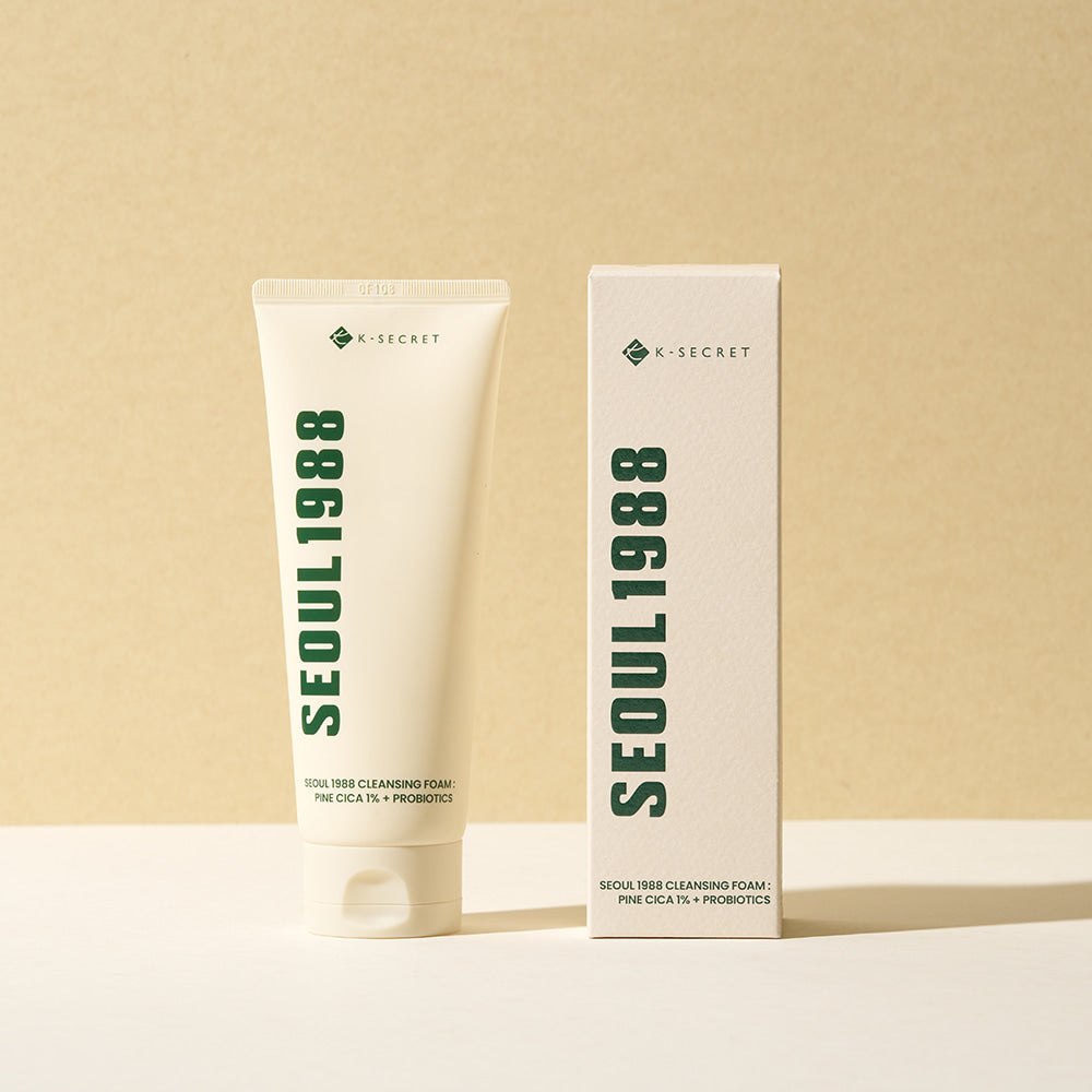 KSECRET SEOUL 1988 Cleansing Foam: Pine Cica 1% + Probiotics (150ml)