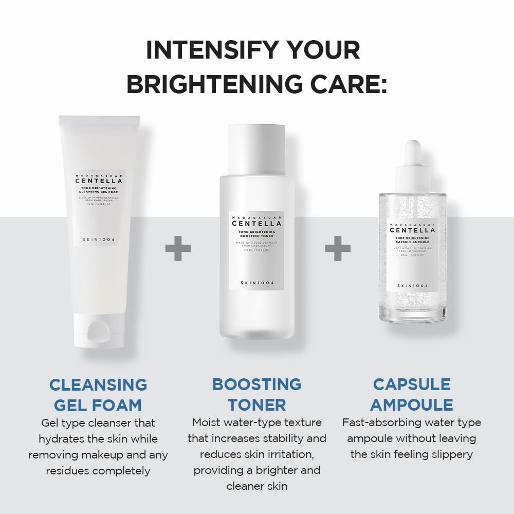SKIN1004 Madagascar Centella Tone Brightening Cleansing Gel Foam (125ml)