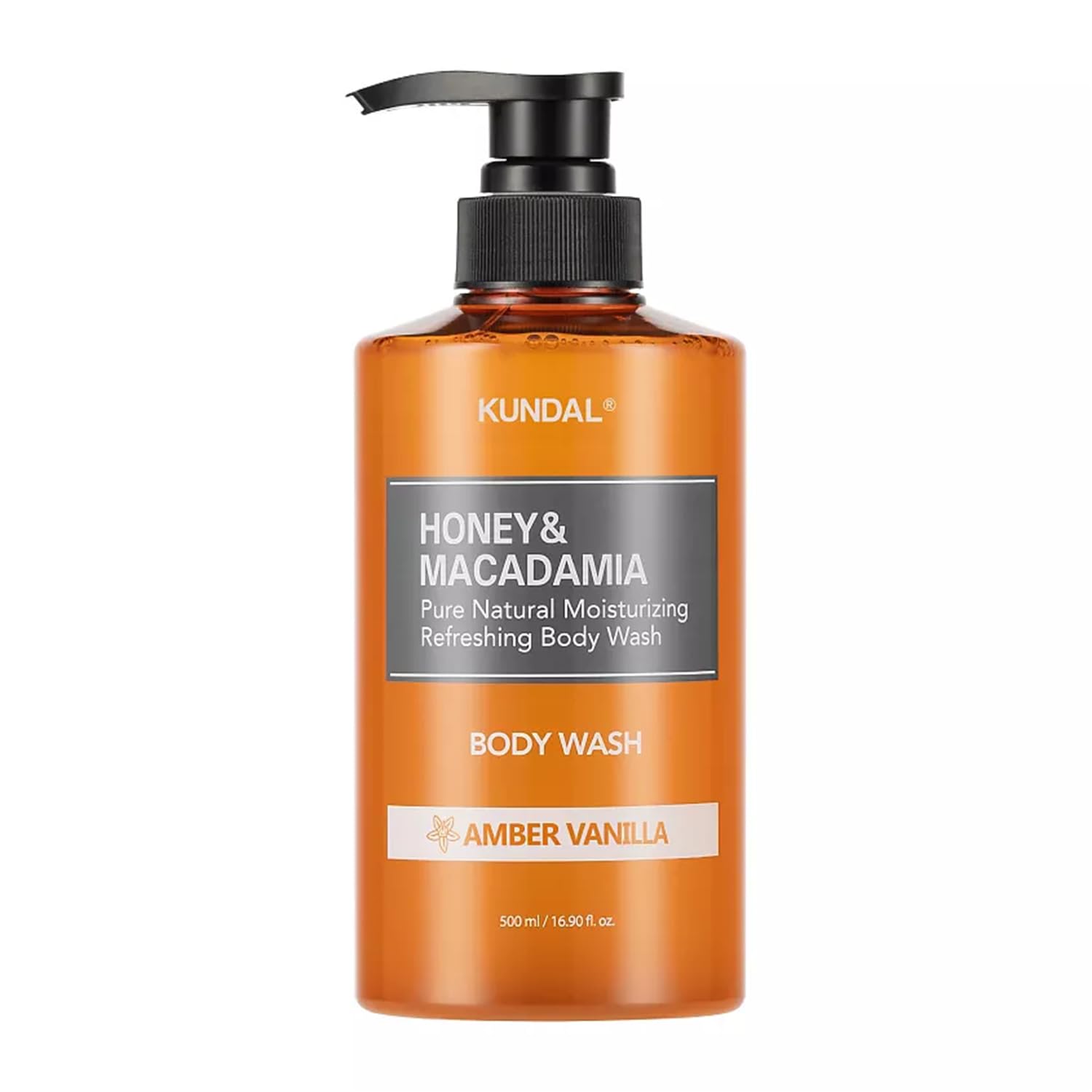 KUNDAL Honey & Macadamia Pure Body Wash (500ml)