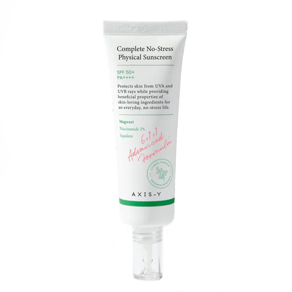 AXIS-Y Complete No-Stress Physical Sunscreen SPF 50+ PA++++ (50ml)